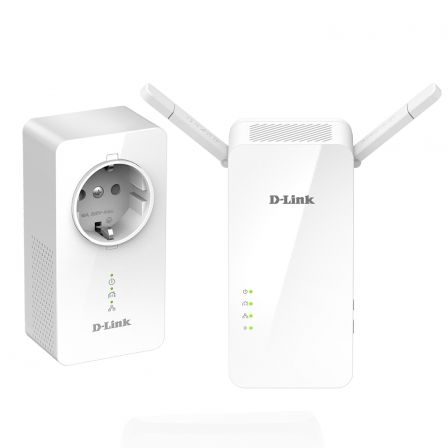 PLC/POWERLINE CON REPETIDOR WiFi D-LINK W611AV AV1000 - 1000MBPS - WiFi AC 1200 MBPS - PLUG AND PLAY - PACK 2 UDS PLC/POWERLINE CON REPETIDOR WiFi D-LINK W611AV AV1000 - 1000MBPS - WiFi AC 1200 MBPS - PLUG AND PLAY - PACK 2 UDS
